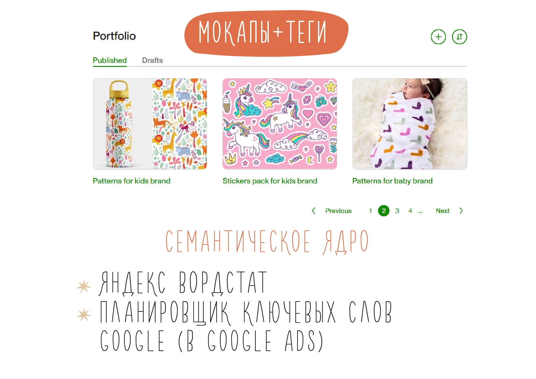 Как сделать работы заметнее